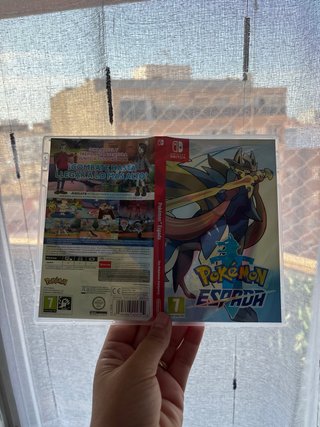 Solo caja, no juego Nintendo Switch Pokémon Espada