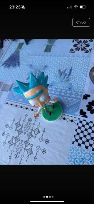 Statua fatta a mano Rick and Morty