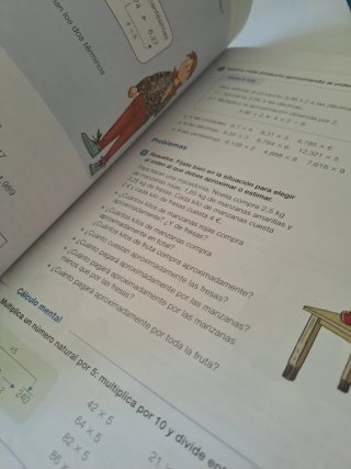Libros de Matemáticas 5 Primaria - Santillana