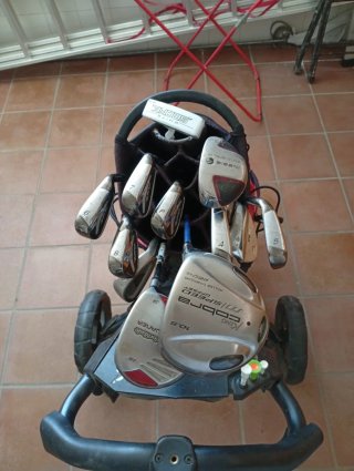 Carrito y bolsa de golf TaylorMade