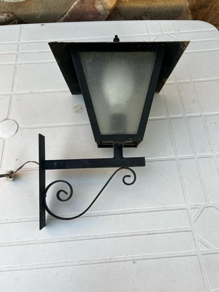 Farol de forja para exterior