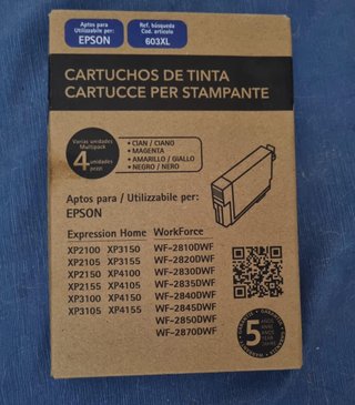 Set 4 Cartucce Inchiostro Epson 603XL