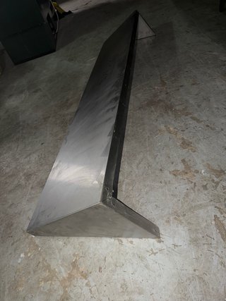 Baldas de acero 180x40 para colgar