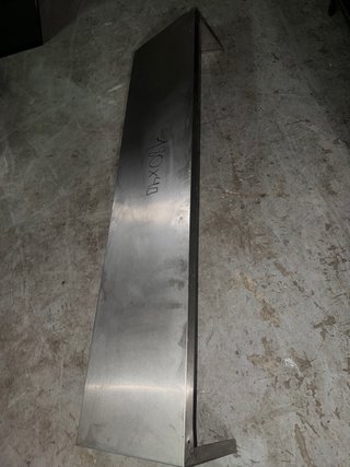 Baldas de acero 180x40 para colgar