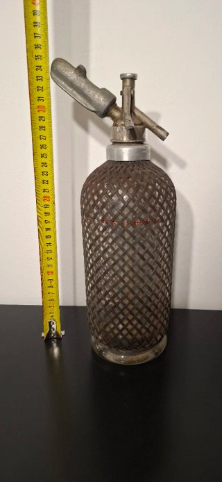 Antiguo sifón de malla - XL - 35 cm - 1920/50C.