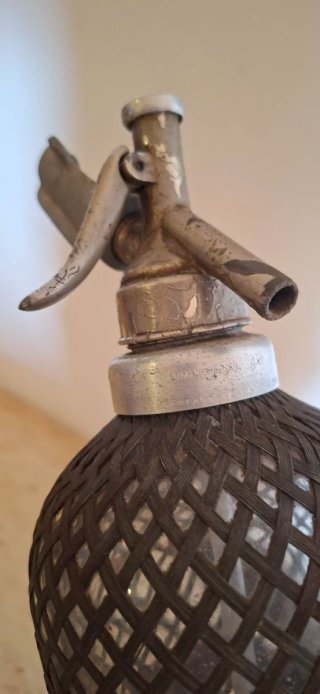 Antiguo sifón de malla - XL - 35 cm - 1920/50C.