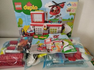 Lego Duplo 10970 Parco dei Vigili del Fuoco e Elicottero