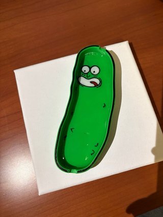Portaoggetti a forma di personaggio verde