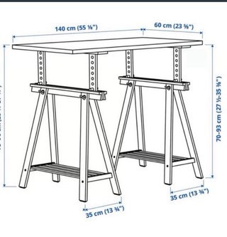Escritorio IKEA LAGKAPTEN/MITTBACK
