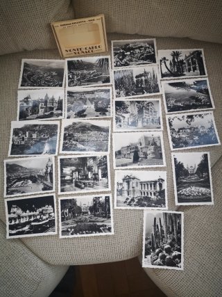 Lote postales vintage: Verona, Montecarlo, Niza