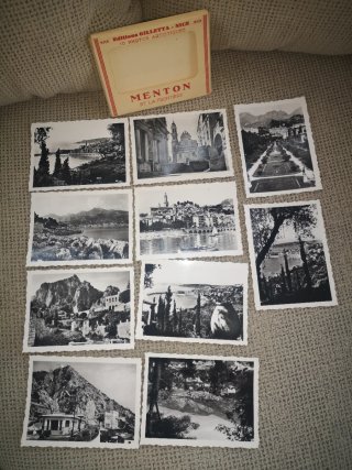 Lote postales vintage: Verona, Montecarlo, Niza