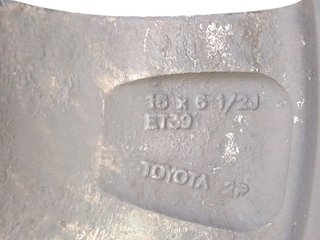 LLANTA TOYOTA VERSO (AUR2/ZGR2) 1ADFTV 426110F120