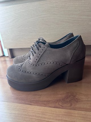 Zapatos piel ante mujer talla 39