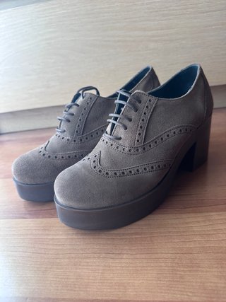 Zapatos piel ante mujer talla 39