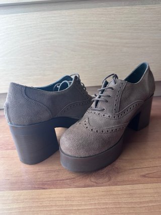 Zapatos piel ante mujer talla 39