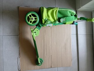 Patinete 3 ruedas infantil con mochila