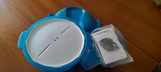 Olla Arrocera Tupperware Azul y otra individual