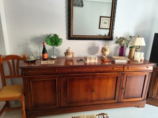 Conjunto de comedor de madera
