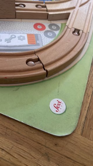 Juego tren madera niños