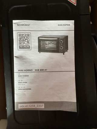 Horno Eléctrico SilverCrest Compacto