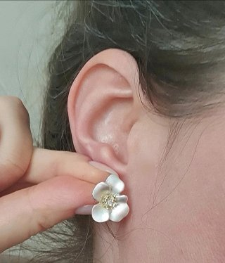 Pendientes en forma de flor