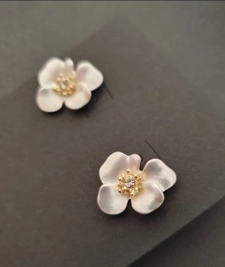 Pendientes en forma de flor