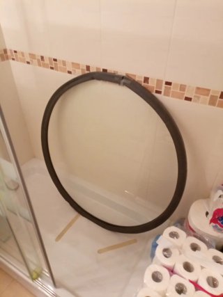 Cristal redondo 90 cm para mesa