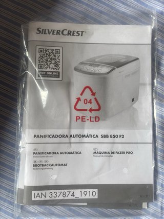 Panificadora Silvercrest