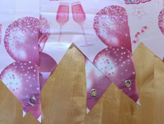 3 cintas 18 cumpleaños, 1,5 m x 28 cm