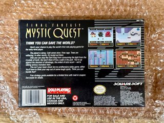 Final Fantasy Mystic Quest SNES USA