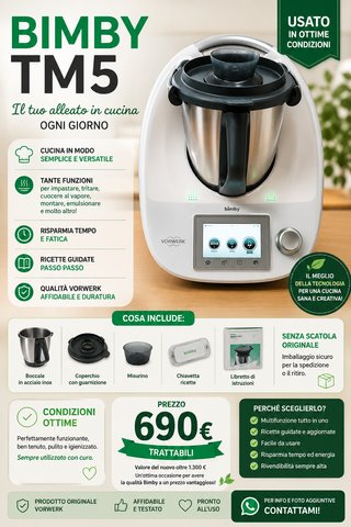 Bimby TM5 usato in ottime condizioni