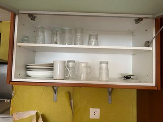 Muebles de cocina madera y cristal