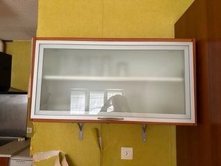Muebles de cocina madera y cristal