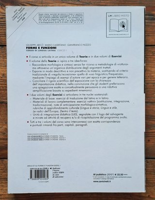 Forme e funzioni. Corso di lingua latina. Eserc...