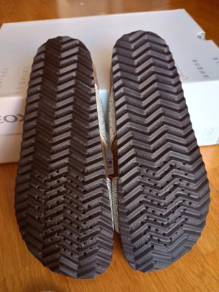 Sandalias Geox plata brionia a estrenar.