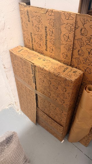 Cajas de embalaje de cartón.