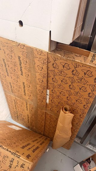 Cajas de embalaje de cartón.