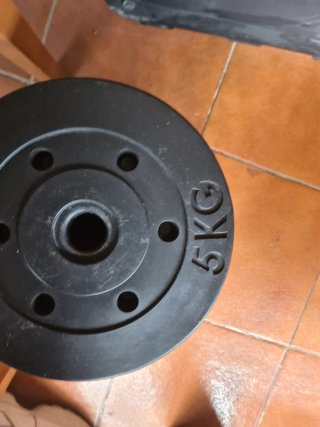 Maletín Kit Pesas 20kg + 4 Discos 5kg Decathlon