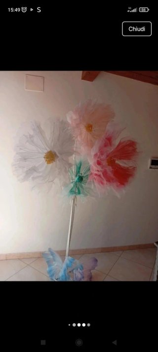 Set Fiori Giganti + Farfalle + Base