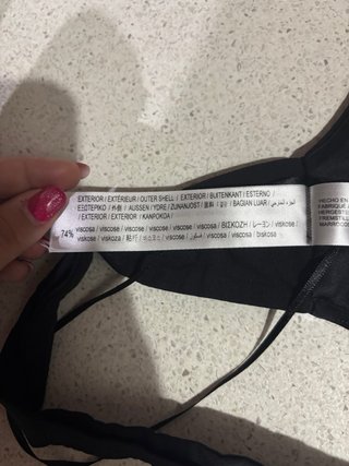 fantastico top nero di Bershka, taglia S