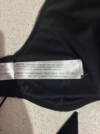 fantastico top nero di Bershka, taglia S