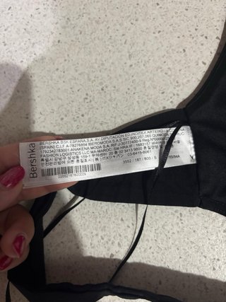 fantastico top nero di Bershka, taglia S