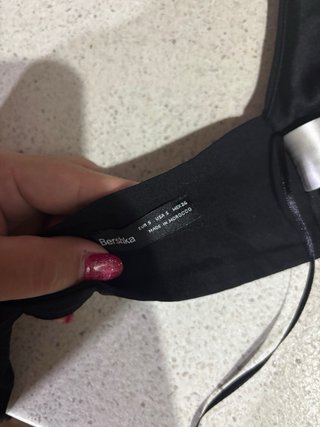 fantastico top nero di Bershka, taglia S