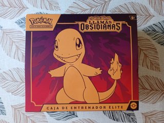 Pokémon Llamas Obsidianas Caja Entrenador Élite