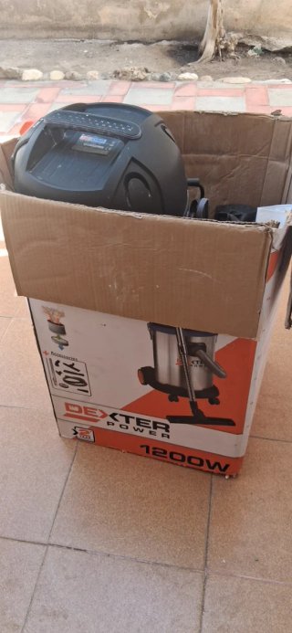 Aspiradora industrial 1200w solo se uso una ves