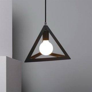 Lámpara colgante triangular geométrica