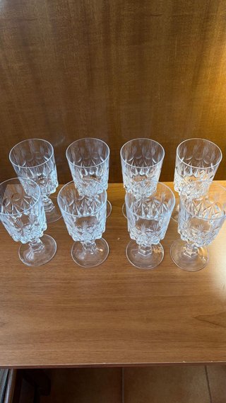 Set 24 Bicchieri Cristallo 8 x3