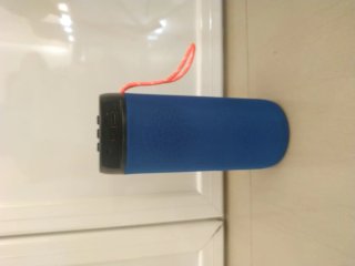 Altavoz bluetooth azul 19x7,5 cm speaker RS-2302