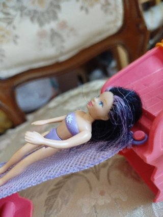 Barco Polly Pocket con Muñeca