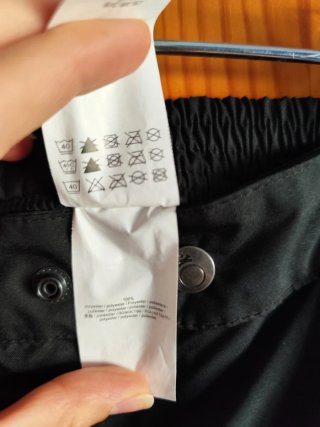 Pantalón impermeable Fouganza Negro